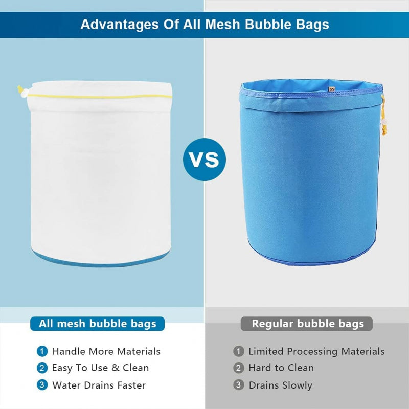 Luftpolstertaschen - Vollmaschig - Set 5x 80L / 40L 
